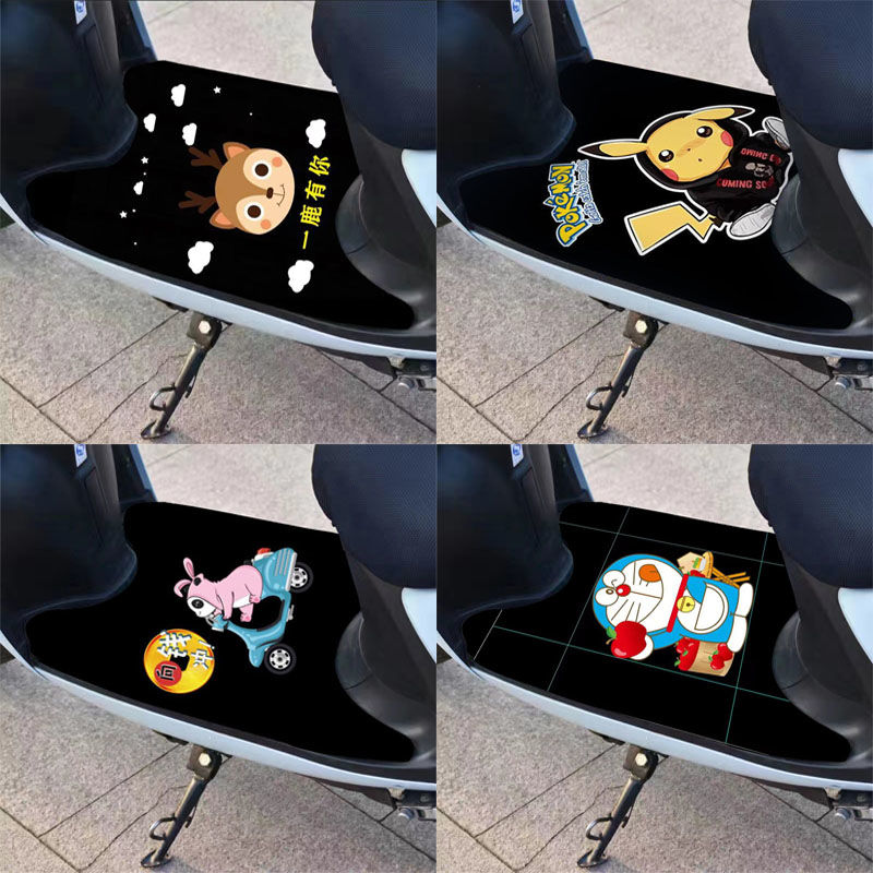 电动车脚踏板垫电动摩托车防滑脚垫爱玛台铃龟王通用自剪垫