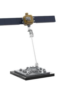 MOC-89978 小行星太空系列 玩具DART航天器 任务NASA撞击