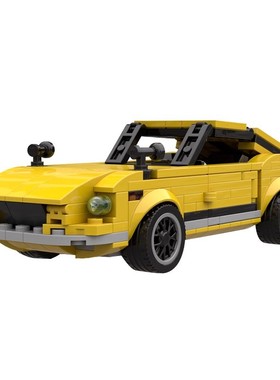 MOC积木兼容国产30299日产尼桑204Z汽车模型摆件跨境拼搭玩具