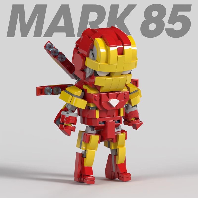 MOC-167236国产积木SD钢铁侠MARK85玩具益智拼装模型手办