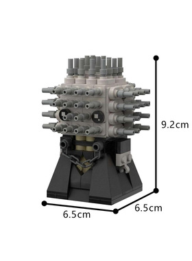MOC-196872 Pinhead 地狱使者方头仔 小颗粒儿童益智拼装积木摆件