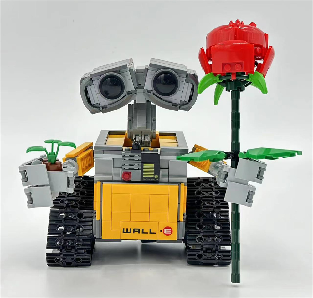国产21303moc瓦力WALL-E遥控编程机器人总动员玩具节礼物积木