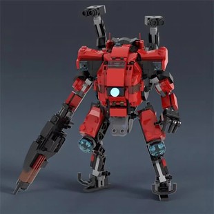 MOC-166487泰坦陨落2帝王机甲 手办益智男孩拼装积木礼物