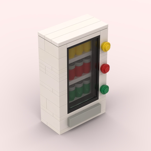 国产饮料 贩卖机 MOC 小颗粒积木DIY桌面 男女孩节日礼物摆件