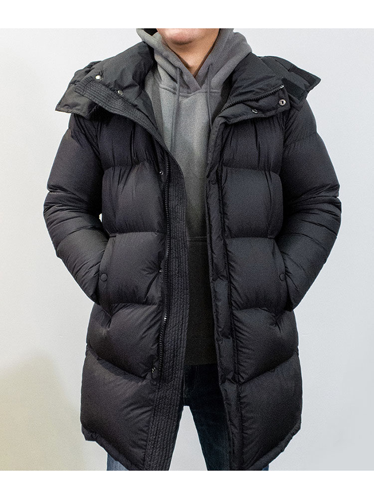 Yuwu 95 white goose down men's ultra-light mid-length thickened middle-aged dad plus size down jacket 2022 new