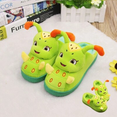 Pantoufles enfants en suède pour hiver - semelle autre - Ref 1004021 Image 1