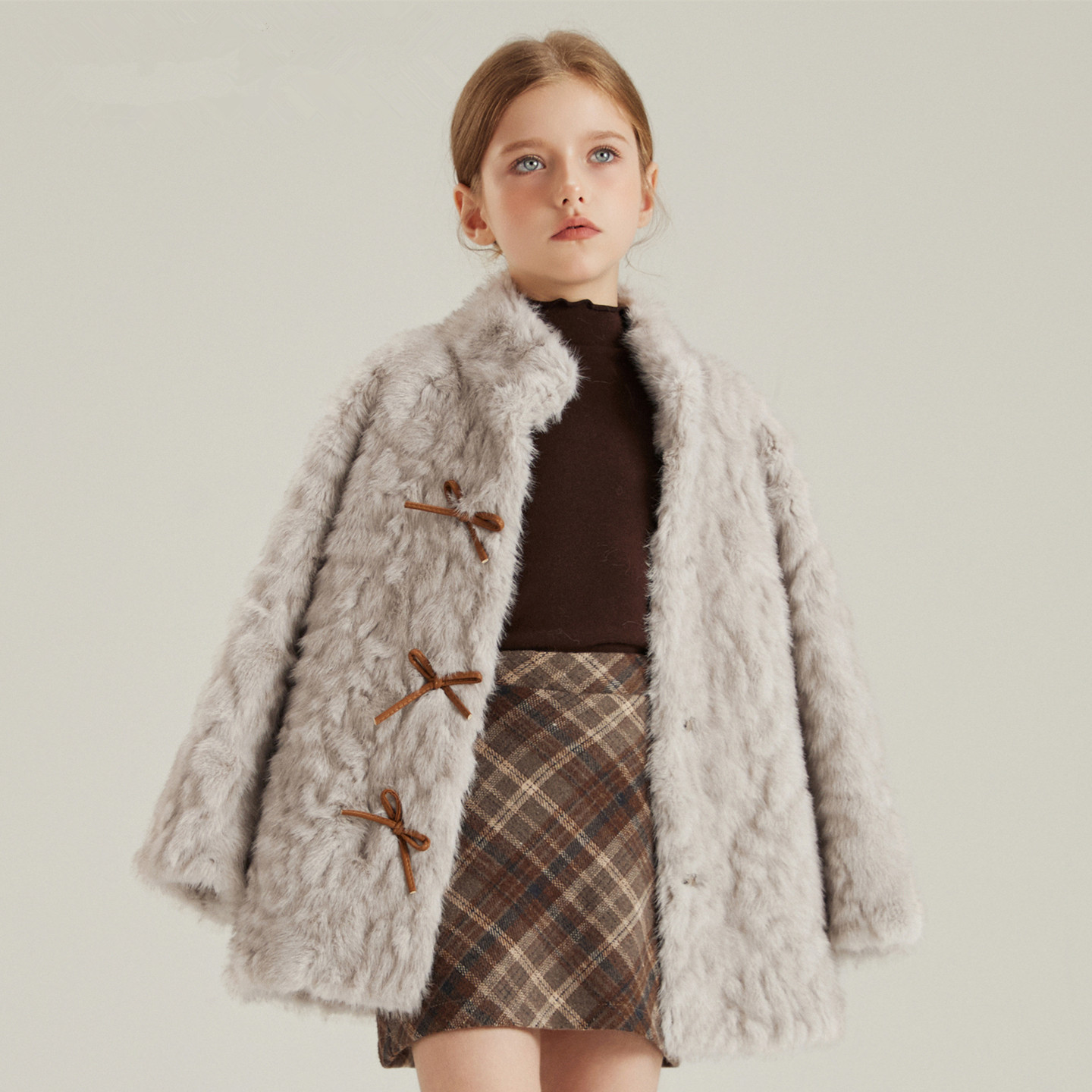 儿童皮毛一体皮草外套小女孩仿貂毛毛绒绒宝宝中大童加厚女童上衣,童装/婴儿装/亲子装,皮草/仿皮草,淘宝优惠券,粉丝福利购,淘宝优惠卷