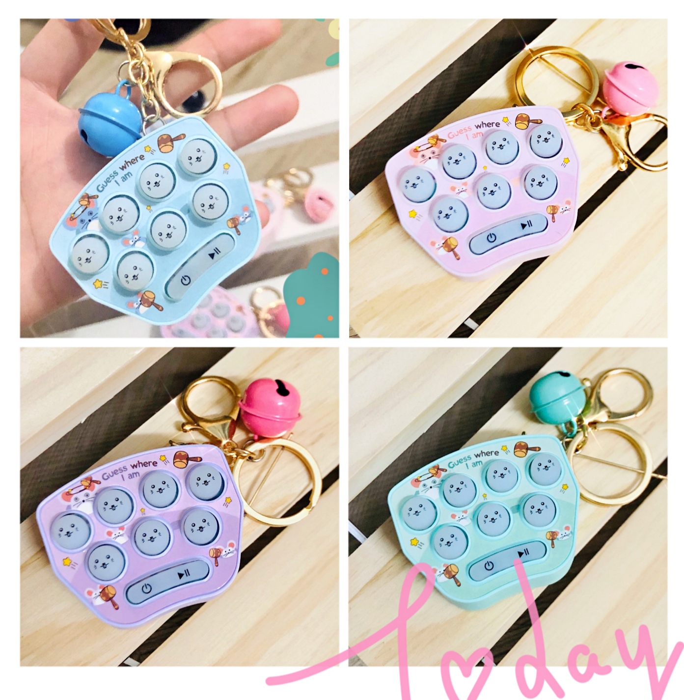 多功能小號掌上地鼠套圈圈打地鼠