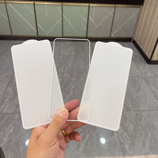 适用OPPOFind X8ultra钢化膜findX8S+手机膜电镀防指纹白边框X8全包白色防摔保护膜高清玻璃膜X8S超声波解锁