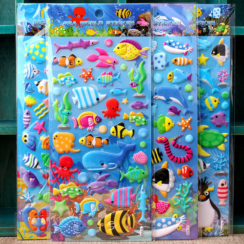 海洋动物世界stickers卡通贴纸