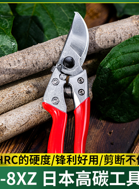 爱丽斯VS8XZ园艺剪刀园林工具剪果树绿化剪花艺修花剪枝剪刀修枝
