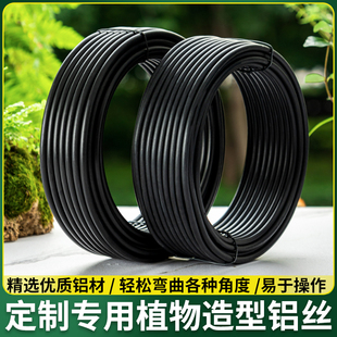 盆景造型专用铝丝铝线盘扎铝丝线蟠扎园艺铁丝花卉罗汉松定型吕丝