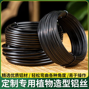 绑扎三角梅绿植造型铝丝盆景专用吕丝压枝固定线盘景铝线绑花铁丝