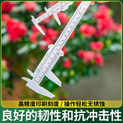 塑料游标卡尺 小型铜卡尺迷你游标卡高精度厚度测量尺子工具文玩