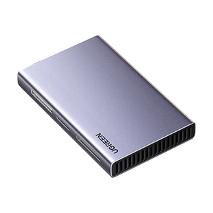 绿联usb3.0高速读卡器五合一多功能转换器sd/cf/tf/ms/m2卡typec手机电脑车载内存通用适用于单反照相机摄影