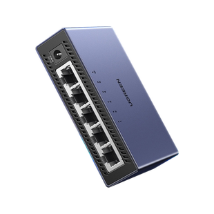 绿联交换机千兆8/5口万兆2.5g网络分线器光猫网线路由交换器集线扩展分流百兆以太网转换多接口4家用宽带监视