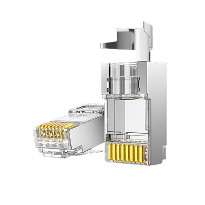 绿联水晶头七类万兆屏蔽粗线克星