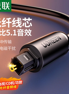 绿联光纤音频线SPDIF数字输出电视机功放声卡音响箱optical连接线