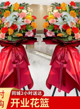 B宜宾市花店大麦鲜花开业花篮花翠屏南溪区便宜开张乔迁同城配送