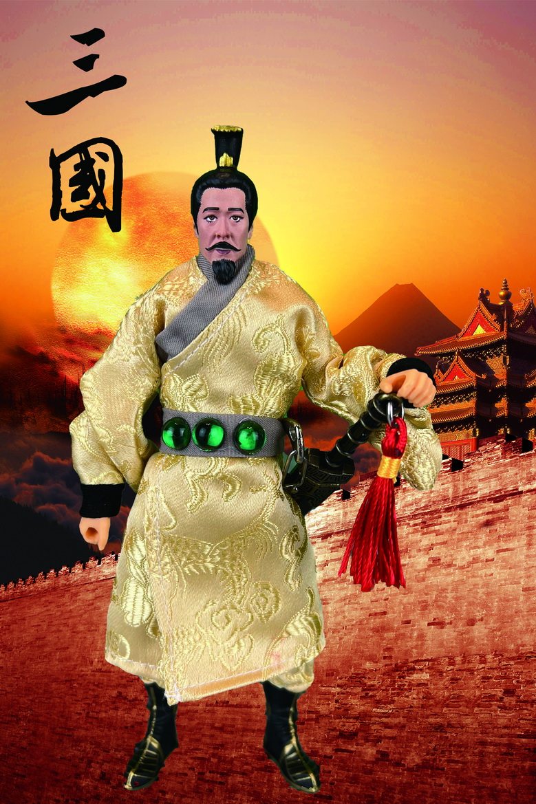 现货dt社6寸1/12可动三国演义手办摆件玩具刘备刘皇叔刘玄德公