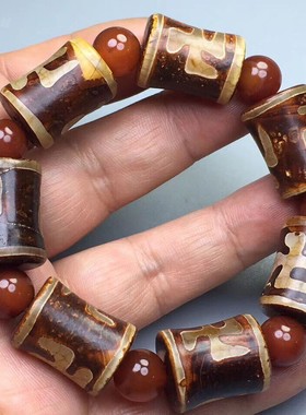 手串玉髓玛瑙西藏药师天珠