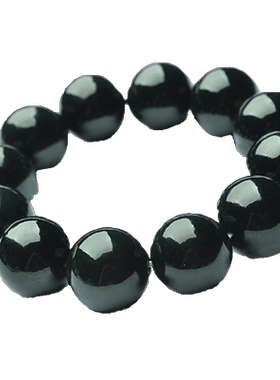 正品新疆天然和田玉青玉手串男士圆佛珠串男玉石手链女情侣款转运