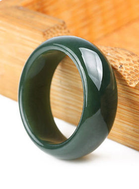 新疆和田玉天然戒指包邮