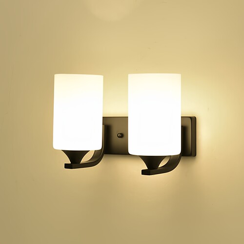 简约led墙壁灯美式卧室床头灯客厅走廊楼梯壁灯过道阳台现代墙灯