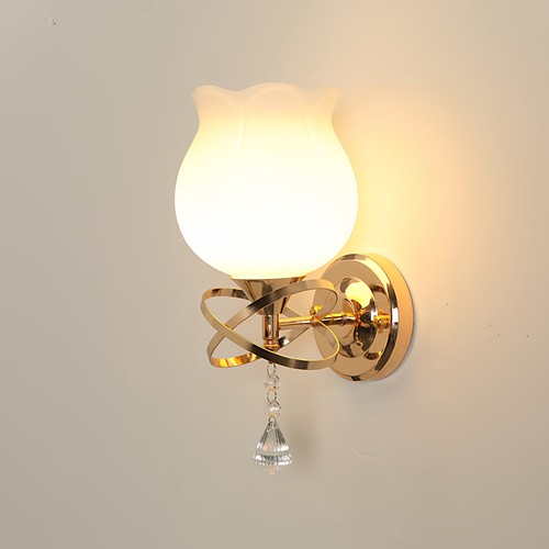 简约led金色客厅卧室床头墙壁灯