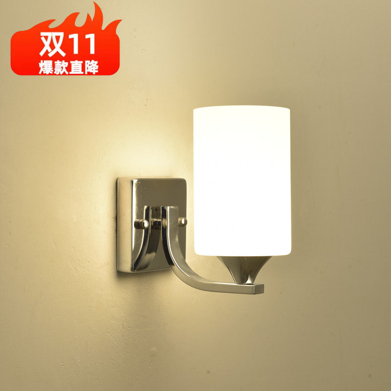 现代简约LED壁灯阳台楼梯客厅玄关过道双头墙壁灯酒店卧室床头灯