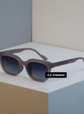 新款gm同款墨镜韩版方圆脸素颜