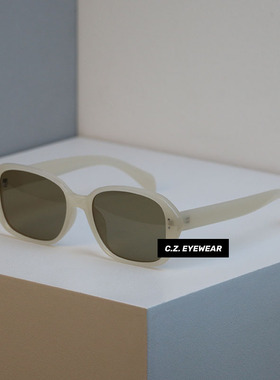 复古日系方窄方框高街高级感墨镜