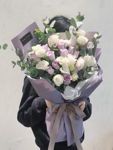 玫瑰花束上海生日女朋友老婆妈妈