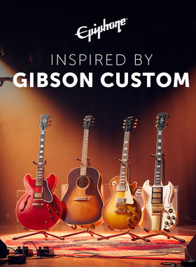 Epiphone易普锋高端IGC系列吉普森Custom拾音器琴头摇滚电/木吉他