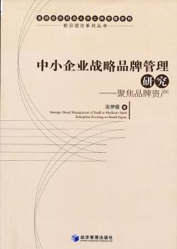 【现货】中小企业战略品牌管理研究:enterprises focusing on brand equity张梦霞著 9787509620489经济管理出版社