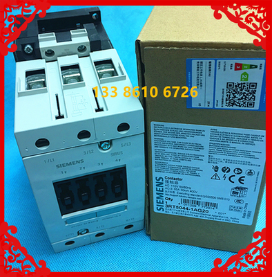 交流接触器3RT5044-1AG20 65A 110V替代3RT1044-1A 3RT5 30KW