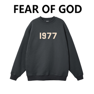 FOG复线1977系ESSENTIALS圆领男女情侣秋冬潮牌套头宽松高街卫衣