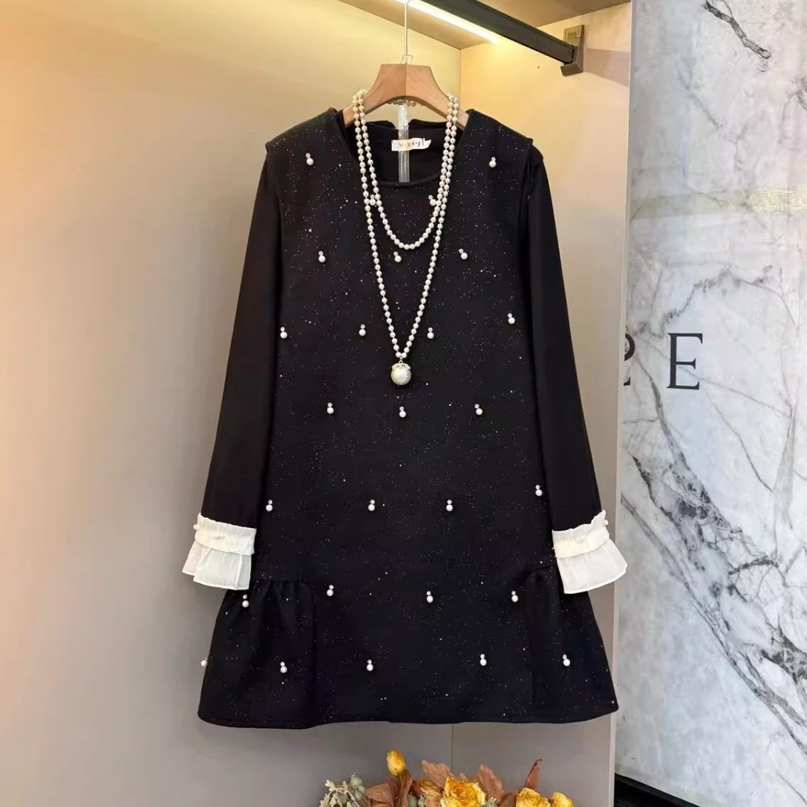 大码2025秋冬新款韩系香风钉住设计感无袖背心裙打底衫轻奢两件套,女装/女士精品,大码连衣裙,淘宝优惠券,粉丝福利购,淘宝优惠卷