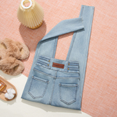 秋冬新款 加绒显瘦百搭铅笔小脚裤 浅色蜜桃臀高腰紧身牛仔裤 女修身