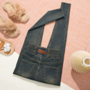 百搭显瘦弹力提臀小脚裤 女秋冬新款 女潮 蜜桃臀高腰铅笔牛仔裤 时尚