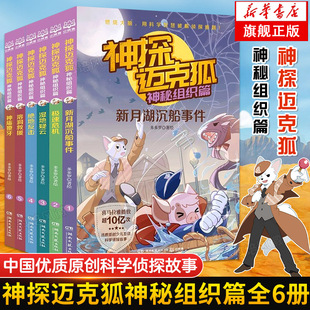 神探迈克狐系列图书神秘组织篇全套6册漫画书麦克狐多多罗工作室原创侦探科学推理少儿科学故事孙正凡王轶美科普作家 新书上市