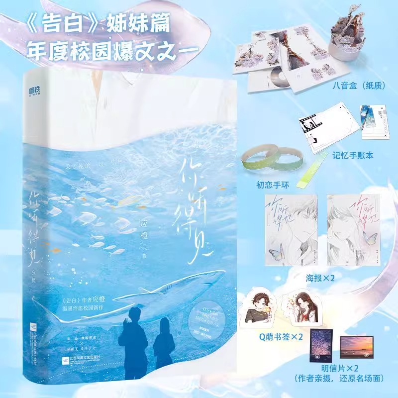 【官方正版】你听得见 《告白》作者应橙温暖治愈校园新作 跩酷肆意班盛×清冷少女林微夏 年度爆火校园文之一青春小说畅销书籍