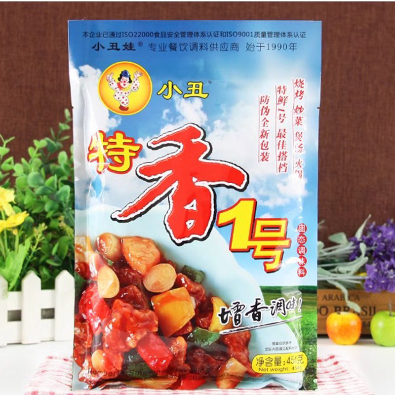 小丑娃 特香一号调料商用454g 特香1号 烧烤火锅麻辣烫增香调味料