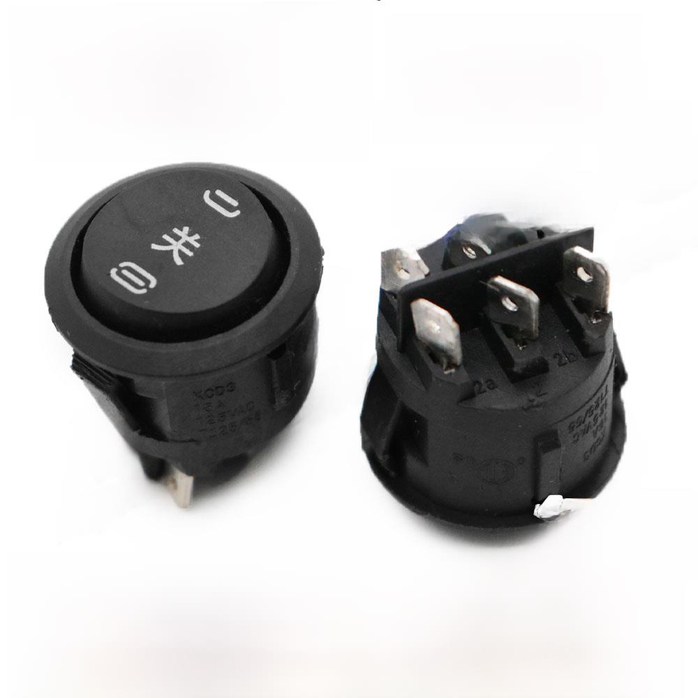 适用于Supor Jd21A847A煎炸机电动烤盘开关5脚3速开关电源开关铜