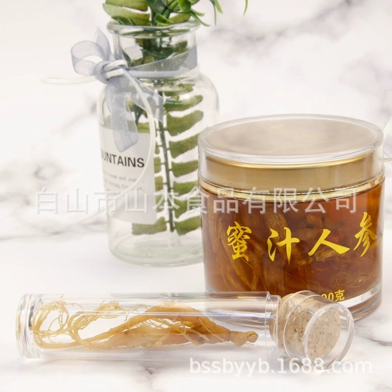 蜜汁人参300g*1瓶 东北长白山特产椴树蜂蜜人参 蜜饯滋补品送礼