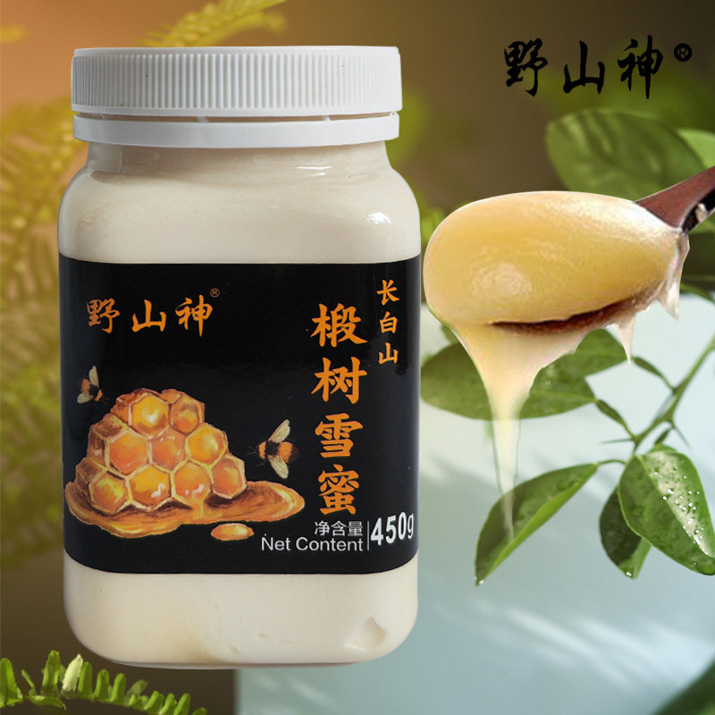 椴树雪蜜450g 长白山蜂蜜天然珍品蜂蜜农家自产野生结晶椴树蜂蜜