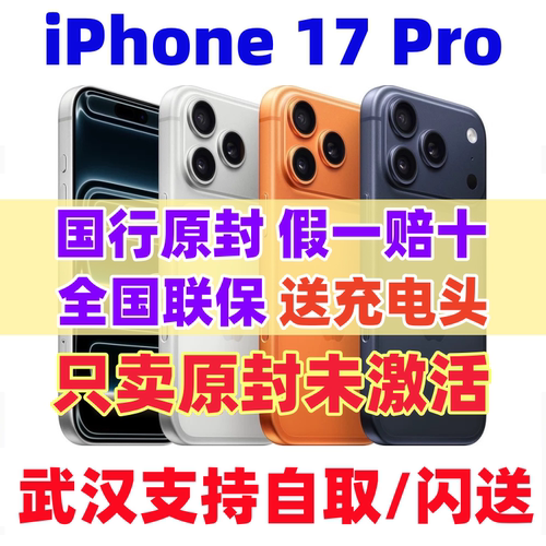 苹果17Pro手机国行原封未激活