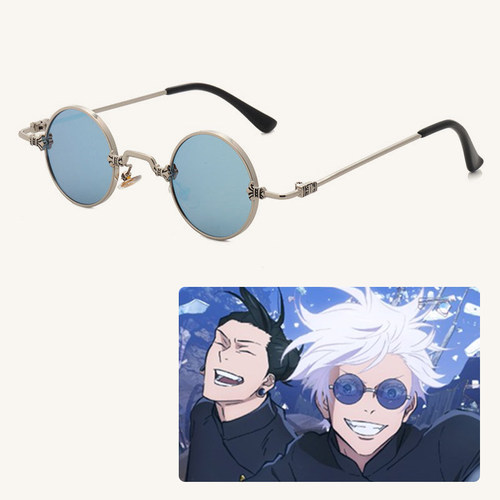 咒术回战cosplay圆形眼镜复古