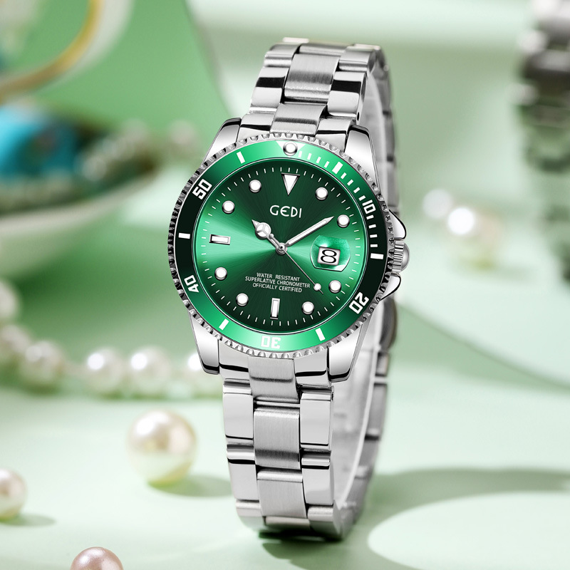 夜光日历表绿水鬼轻奢男女情侣