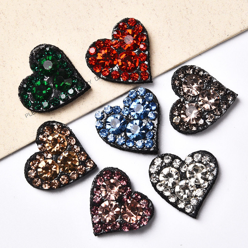 小号爱心烫钻水钻色爱心布贴服装烫钻diy配饰帽子袜子补丁,纺织面料/辅料/配套,烫画/烫图/烫钻,淘宝优惠券,粉丝福利购,淘宝优惠卷